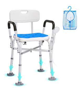 Shower Chair Seat Adjustable Height Bench Bath Chair for Elderly Disabled Shower Chair for Inside Shower Bathtub 400/350lb 1 Shower Chair Seat Adjustable Height Bench Bath Chair for Elderly Disabled Shower Chair for Inside Shower Bathtub 400/350lb