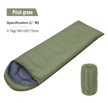 Camping Sleeping Bag Lightweight 4 Season Warm Envelope Backpacking Outdoor Cotton Winter Sleeping Bag 2 Camping Sleeping Bag Lightweight 4 Season Warm Envelope Backpacking Outdoor Cotton Winter Sleeping Bag - Image 2