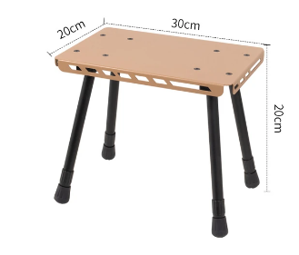 Outdoor Camping Portable Folding Stool Dual-Purpose Small Table With Storage Bag, Ultra Light and Retractable Folding Table 2 Outdoor Camping Portable Folding Stool Dual-Purpose Small Table With Storage Bag, Ultra Light and Retractable Folding Table - Image 2