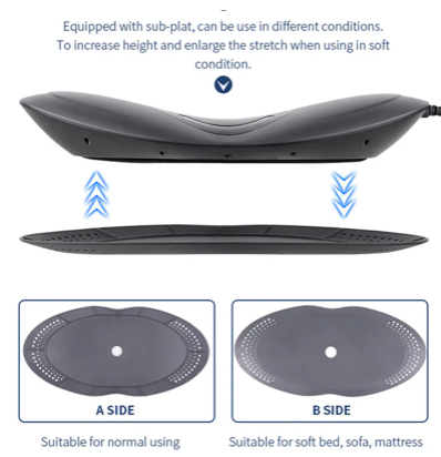 Electric Air Compression Lumbar Disc Traction Waist Spine Support Heating Therapy Massage Board Relax Stiff Spinal Muscle Pain 2 Electric Air Compression Lumbar Disc Traction Waist Spine Support Heating Therapy Massage Board Relax Stiff Spinal Muscle Pain - Image 2