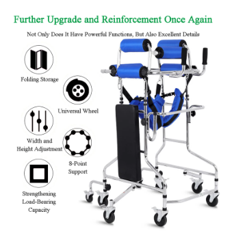 Home Walker Machine Adult Assistive Device Hemiplegic Walker 6 Wheel Walkers Rollator Stroller For Elderly 3 Home Walker Machine Adult Assistive Device Hemiplegic Walker 6 Wheel Walkers Rollator Stroller For Elderly - Image 3