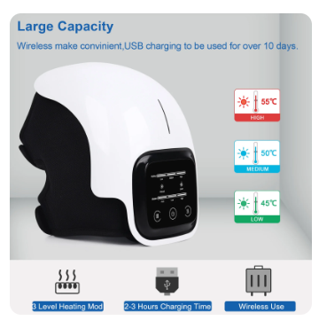 Knee Massager Infrared Heat and Vibration Knee Pain Relief for Swelling Stiff Joints Stretched Ligament and Muscles Injuries 3 Knee Massager Infrared Heat and Vibration Knee Pain Relief for Swelling Stiff Joints Stretched Ligament and Muscles Injuries - Image 3