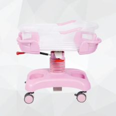Adjustable Baby Hospital Cradle Crib Neonatal Bed Stroller