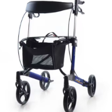 Light Weight Mobility Shopping Cart Aged Care Adult Carbon Fiber Walking Rollator Space Walker With Seat