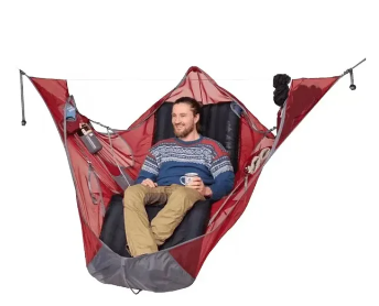 Yard Hammock Outdoor Swing Camping Hammock Survival Sleeping Bag with Mosquito Anti-Mosquito Anti-Insect Portable Hammocks 3 Yard Hammock Outdoor Swing Camping Hammock Survival Sleeping Bag with Mosquito Anti-Mosquito Anti-Insect Portable Hammocks - Image 3