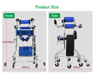Home Walker Machine Adult Assistive Device Hemiplegic Walker 6 Wheel Walkers Rollator Stroller For Elderly 4 Home Walker Machine Adult Assistive Device Hemiplegic Walker 6 Wheel Walkers Rollator Stroller For Elderly - Image 4
