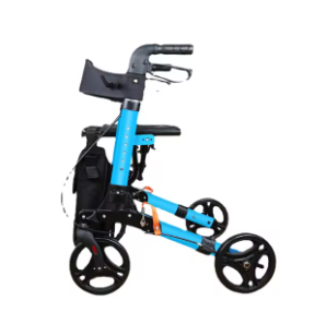 Elderly Mobility Aid Shopping Cart Sit on a Trolley Lightweight Folding Rolling Four-Wheel Scooter Senior Walker 3 Elderly Mobility Aid Shopping Cart Sit on a Trolley Lightweight Folding Rolling Four-Wheel Scooter Senior Walker - Image 3