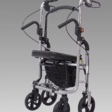 Elderly Trolley Grocery Shopping Cart Elderly Walker Four-Wheeled Sit Folding Small Trolley Light Walking Stick With Seat