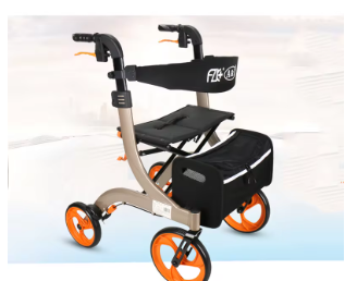 Seniors Shopping Cart Trolley Elderly Walker Adult Height Adjustable Seat By Legs And Arms Lightweight Aluminum Folding Walker 3 Seniors Shopping Cart Trolley Elderly Walker Adult Height Adjustable Seat By Legs And Arms Lightweight Aluminum Folding Walker - Image 3