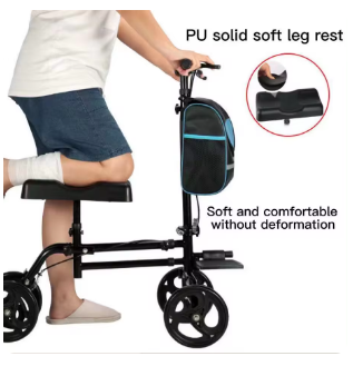 Medical Leg Knee Walker Aid Crutch Scooter Knee Leg Walking Orthopedic Armpit with Leg Rest For Fracture Broken Leg Amputation 4 Medical Leg Knee Walker Aid Crutch Scooter Knee Leg Walking Orthopedic Armpit with Leg Rest For Fracture Broken Leg Amputation - Image 4