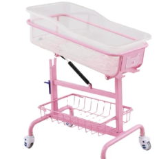 Clinic Baby Cribs Bed Obstetrics and Gynecology Furniture for Newborn Pediatric Stainless Steel Neonatal Hospital