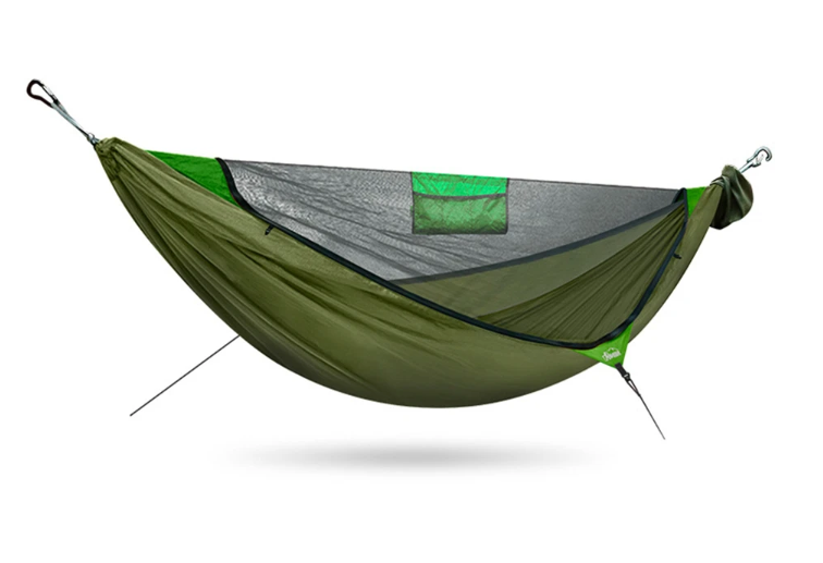 Portable Outdoor Garden Quick Open Anti-Rollover Mosquito Net Hammock Travel Camping Sleeping Hanging Hammock Swing Nature Hike 1 Portable Outdoor Garden Quick Open Anti-Rollover Mosquito Net Hammock Travel Camping Sleeping Hanging Hammock Swing Nature Hike
