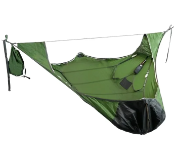 Yard Hammock Outdoor Swing Camping Hammock Survival Sleeping Bag with Mosquito Anti-Mosquito Anti-Insect Portable Hammocks 4 Yard Hammock Outdoor Swing Camping Hammock Survival Sleeping Bag with Mosquito Anti-Mosquito Anti-Insect Portable Hammocks - Image 4