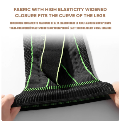 1PC Lengthen Fitness Knee Support Brace - Elastic Nylon Compression Knee Pads for Basketball, Running, and Sports 4 1PC Lengthen Fitness Knee Support Brace - Elastic Nylon Compression Knee Pads for Basketball, Running, and Sports - Image 4