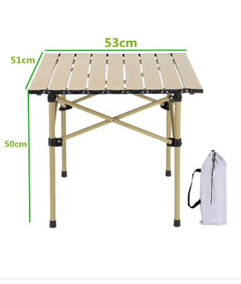 Camping Folding Portable Table Long Egg Roll Table Camping Equipment Aluminum Alloy Camping Desk Outdoor BBQ Picnic Table 4 Camping Folding Portable Table Long Egg Roll Table Camping Equipment Aluminum Alloy Camping Desk Outdoor BBQ Picnic Table - Image 4