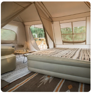 13㎡ Outdoor Camping Two-Bedroom 5-8 People Family Tent Village 13 Automatic Tent Outdoor House Free Shelter 4 13㎡ Outdoor Camping Two-Bedroom 5-8 People Family Tent Village 13 Automatic Tent Outdoor House Free Shelter - Image 4