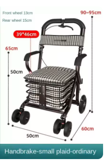 Steel Rollator Walker for Adult Mobility Impairment Foldable Adjustable Handles Rolling Walker for Seniors 5 Steel Rollator Walker for Adult Mobility Impairment Foldable Adjustable Handles Rolling Walker for Seniors - Image 5