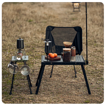 Outdoor Camping Portable Folding Stool Dual-Purpose Small Table With Storage Bag, Ultra Light and Retractable Folding Table 5 Outdoor Camping Portable Folding Stool Dual-Purpose Small Table With Storage Bag, Ultra Light and Retractable Folding Table - Image 5
