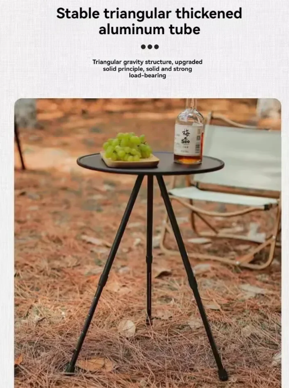 Outdoor Small Round Table Camping Leisure Ultra Lightweight Portable Picnic Garden Table, Coffee Table, Tea Table, Dining Table 1 Outdoor Small Round Table Camping Leisure Ultra Lightweight Portable Picnic Garden Table, Coffee Table, Tea Table, Dining Table