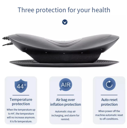 Electric Air Compression Lumbar Disc Traction Waist Spine Support Heating Therapy Massage Board Relax Stiff Spinal Muscle Pain 5 Electric Air Compression Lumbar Disc Traction Waist Spine Support Heating Therapy Massage Board Relax Stiff Spinal Muscle Pain - Image 5