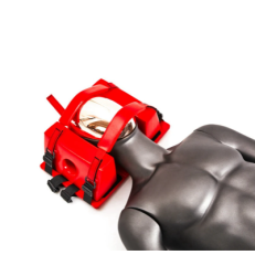 Red Emergency Rescue Head Fixator Water Rescue Stretcher Plate Head Immobilizer Swimming Pool Aid Equipment