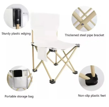 Camping Picnic Oxford Cloth Leisure Chair Outdoor Folding Chair Ultralight Portable Beach Fishing Chair Art Sketching Stools 6 Camping Picnic Oxford Cloth Leisure Chair Outdoor Folding Chair Ultralight Portable Beach Fishing Chair Art Sketching Stools - Image 6