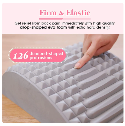 Portable Back Stretcher Pillow For Back Pain Relief Adjustable Spine Board Multi-Level Trigger Point Stretcher Posture Corrector 5 Portable Back Stretcher Pillow For Back Pain Relief Adjustable Spine Board Multi-Level Trigger Point Stretcher Posture Corrector - Image 5