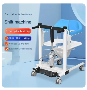 Elderly Shift Machine Multi-functional Home Electric Bed Paralysis Care Transfer Device Hydraulic Disability Sitting Toilet Bath 7 Elderly Shift Machine Multi-functional Home Electric Bed Paralysis Care Transfer Device Hydraulic Disability Sitting Toilet Bath - Image 7