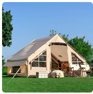 Outdoor Waterproof Inflatable Tent Portable Easy Setup Camping Tent with Canopy for 4-8 People Tents Outdoor Camping 6 Outdoor Waterproof Inflatable Tent Portable Easy Setup Camping Tent with Canopy for 4-8 People Tents Outdoor Camping - Image 6