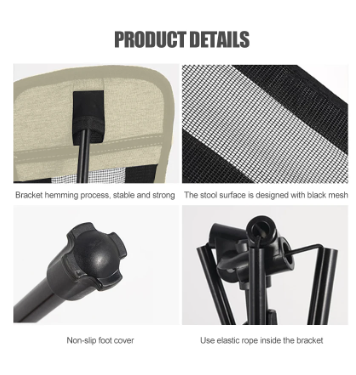 Outdoor Portable Folding Chair Footrest Aluminium Alloy Retractable Rest Bracket Chair Stool Foot Rest for Camping Fishing BBQ 8 Outdoor Portable Folding Chair Footrest Aluminium Alloy Retractable Rest Bracket Chair Stool Foot Rest for Camping Fishing BBQ - Image 8