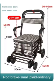 Steel Rollator Walker for Adult Mobility Impairment Foldable Adjustable Handles Rolling Walker for Seniors 8 Steel Rollator Walker for Adult Mobility Impairment Foldable Adjustable Handles Rolling Walker for Seniors - Image 8