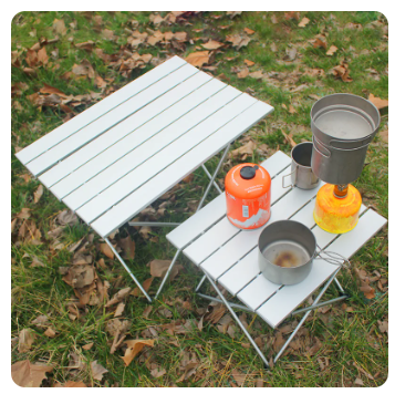 Ultralight Aluminum Camp Table, Portable Folding Camping Table with Carry Bag for Outdoor, Fishing & Picnic 9 Ultralight Aluminum Camp Table, Portable Folding Camping Table with Carry Bag for Outdoor, Fishing & Picnic - Image 9