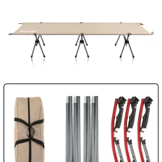 Ultralight Foldable Camping Bed, Backpacking Cot, Outdoor Hiking Sleeping Bed, Tent Bed, Portable Travel Bed