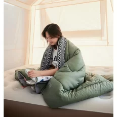 Naturehike Cotton Sleeping Bag Outdoor Camping Single Autumn And Winter Warm And Thick Splicable Breathable Sleeping Bag