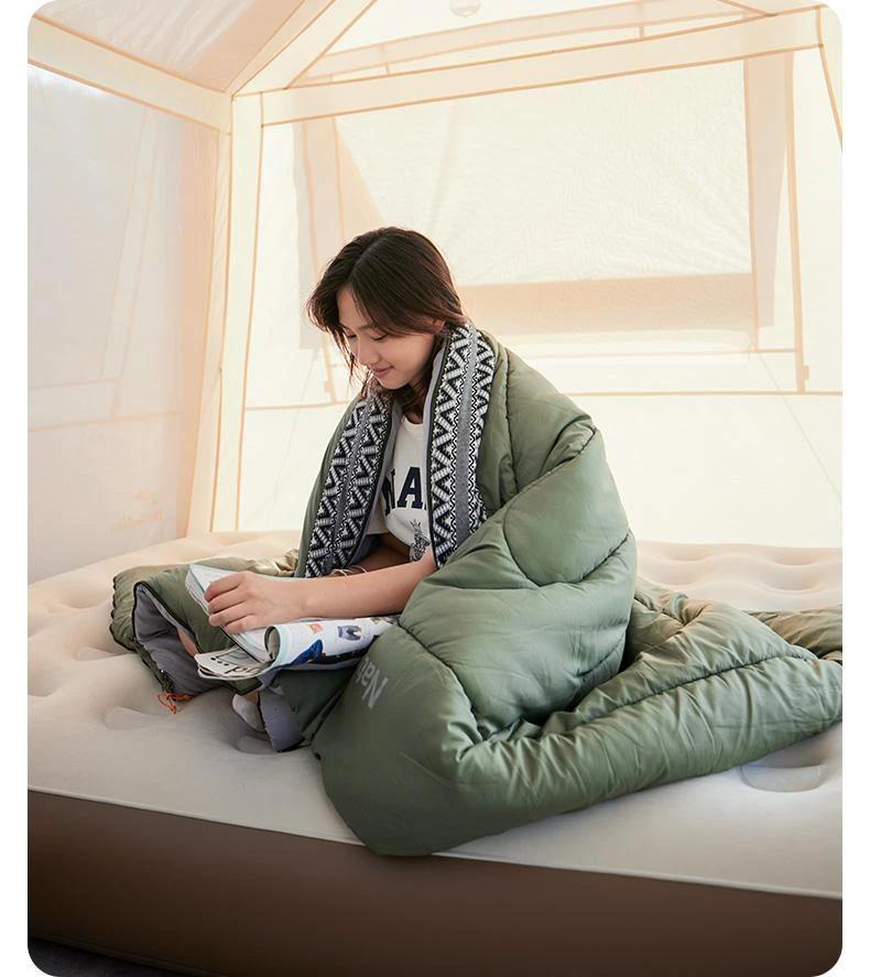 Naturehike Cotton Sleeping Bag Outdoor Camping Single Autumn And Winter Warm And Thick Splicable Breathable Sleeping Bag 1 Naturehike Cotton Sleeping Bag Outdoor Camping Single Autumn And Winter Warm And Thick Splicable Breathable Sleeping Bag