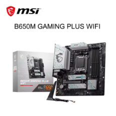 MSI B650M GAMING PLUS WIFI New Motherboard AMD B650 Supports DDR5 7200+MHz (OC) 192GB AMD Ryzen ™ 7000 8000 Series Socket AM5