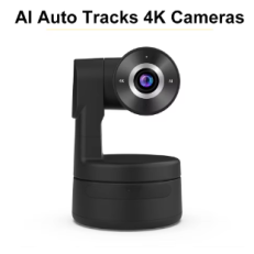 Taida 4K Auto Focus AI-Powered PTZ Webcam Remote Control Living Stream Camera 3X Zoom Auto Track Online Meeting Video Camera