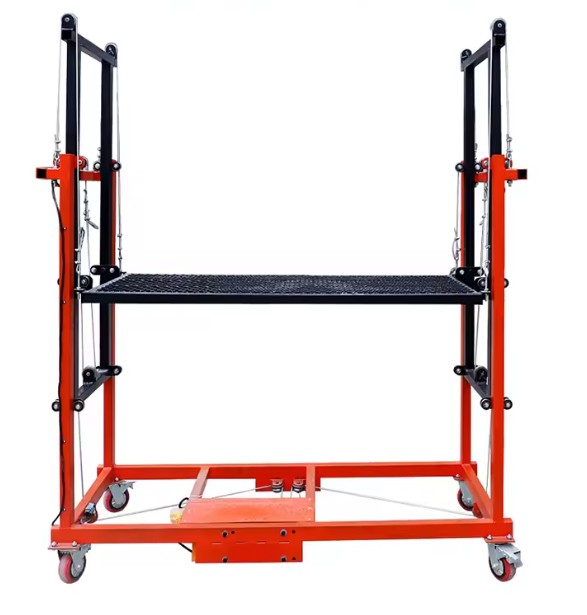 Portable Electric Scaffold Lifting Multi-function Folding Remote Control New Lift Platform Capable of Bearing 500KG 1 Portable Electric Scaffold Lifting Multi-function Folding Remote Control New Lift Platform Capable of Bearing 500KG