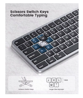 ProtoArc Backlit Bluetooth Wireless Keyboard Mouse Combo for Mac MacBook Pro MacBook Air iMac iPhone iPad Computer PC Notebook 5 ProtoArc Backlit Bluetooth Wireless Keyboard Mouse Combo for Mac MacBook Pro MacBook Air iMac iPhone iPad Computer PC Notebook - Image 5