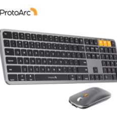 ProtoArc Backlit Bluetooth Wireless Keyboard Mouse Combo for Mac MacBook Pro MacBook Air iMac iPhone iPad Computer PC Notebook