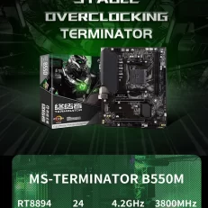 MAXSUN Mainboard B550M AMD Gaming Motherboard DDR4 M.2 Supports Ryzen 3000 4000 5000 CPU AM4 socket R5 5600G 5600X 5700G 5700X Bundle: Motherboards